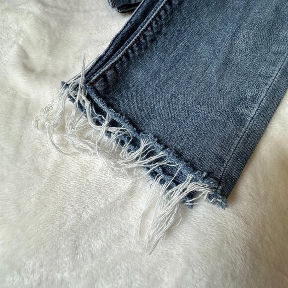 Levi’s Women’s Wedgie Skinny Distressed Jeans Size 32 High Rise Frayed Hem - Picture 7 of 13